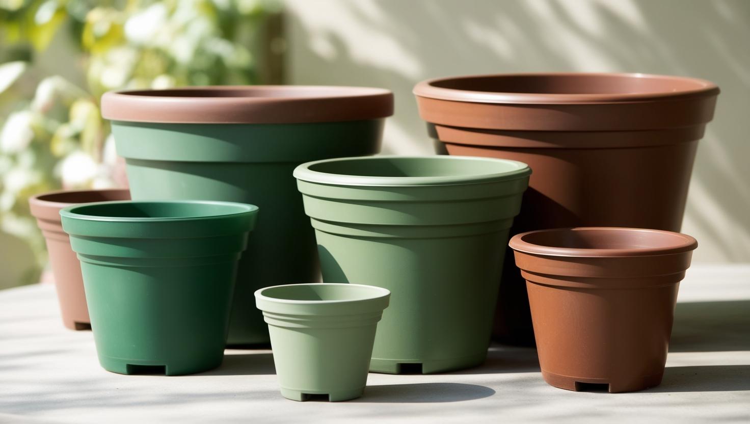 Vasi in Eco-Plastica