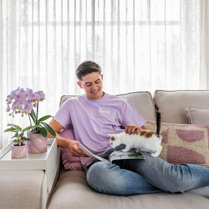 Kolibri Company | Set di San Valentino con orchidea rosa Portugal e succulenta in vasi Candy Pink - pot Ø9cm